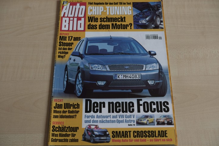 Deckblatt Auto Bild (20/2002)